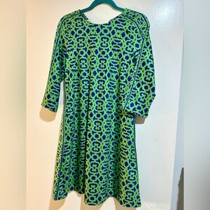 Gretchen Scott Geometric Stretch Small Pocket Dress Pizazz!